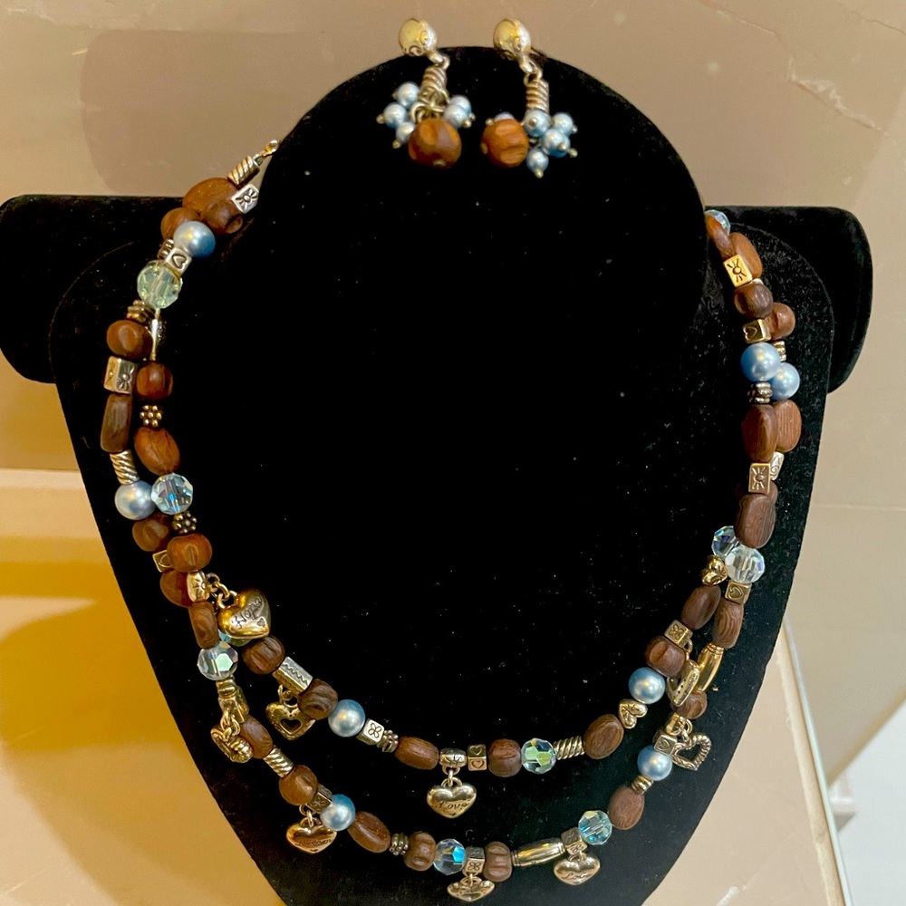 Brighton earrings & necklace set